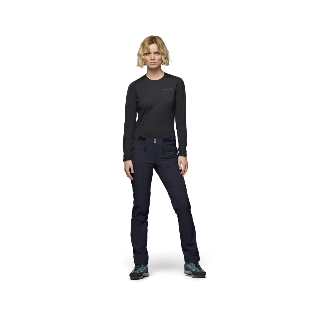 Norröna femund flex1 lightweight Pants W's Caviar Black - Image 2