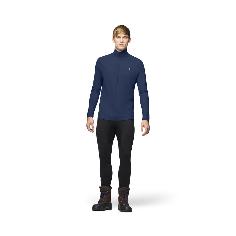 Norröna femund pureUll Zip Neck M's Indigo Night - Image 2
