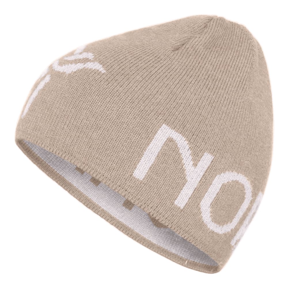 Norröna /29 mid merinoUll logo Beanie Pure Cashmere