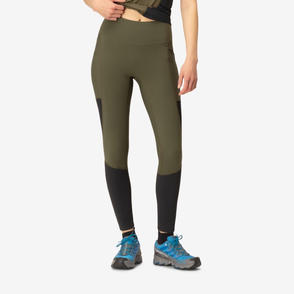 Norröna senja equaliser stretch Tights W's Olive Night/Caviar