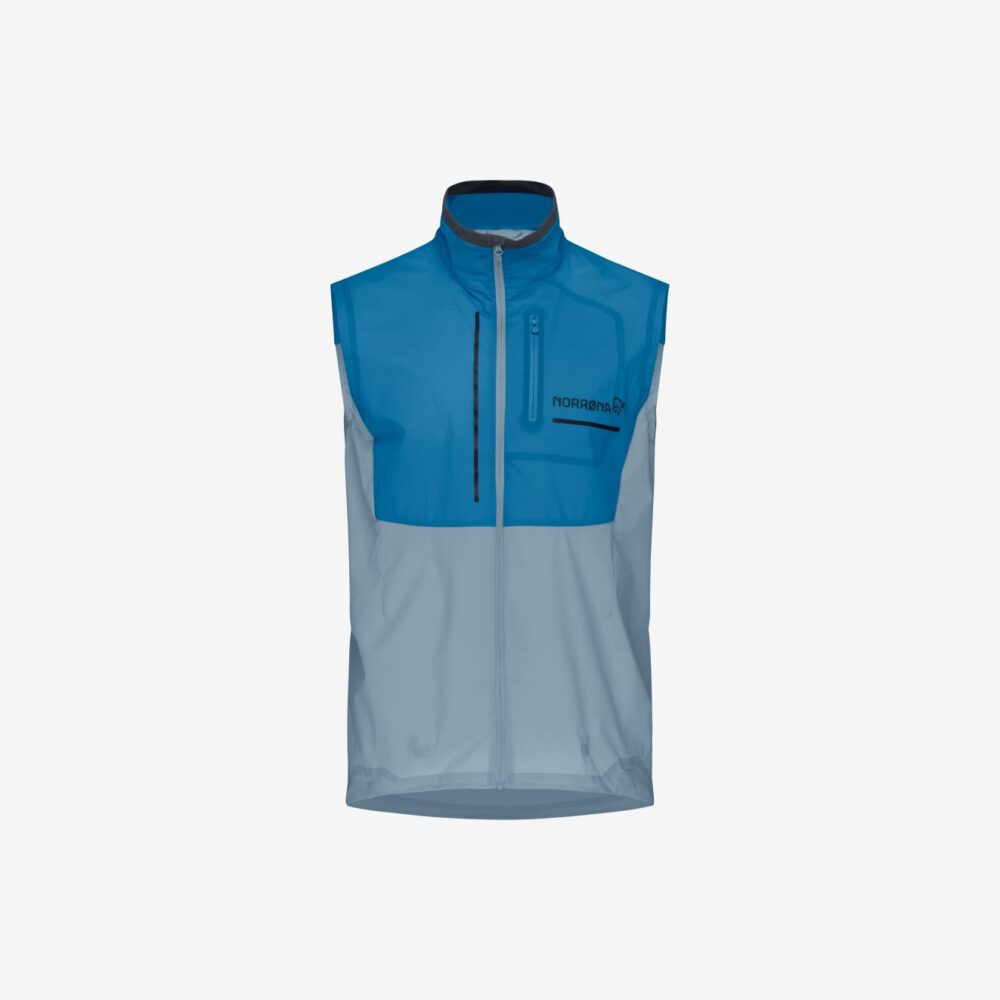 Norröna senja aero90 Vest M's Mykonos Blue/Blue Fog