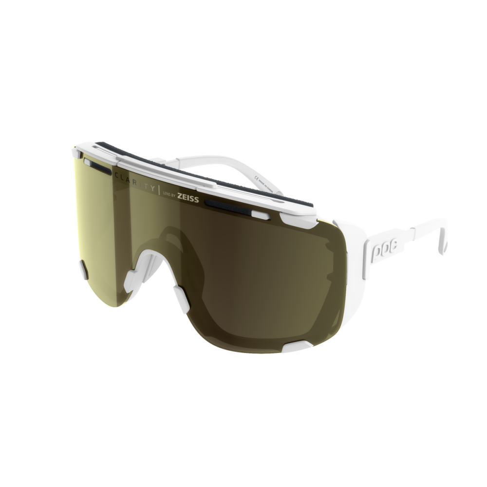 POC Devour Glacial white/clarity universal/sunny gold
