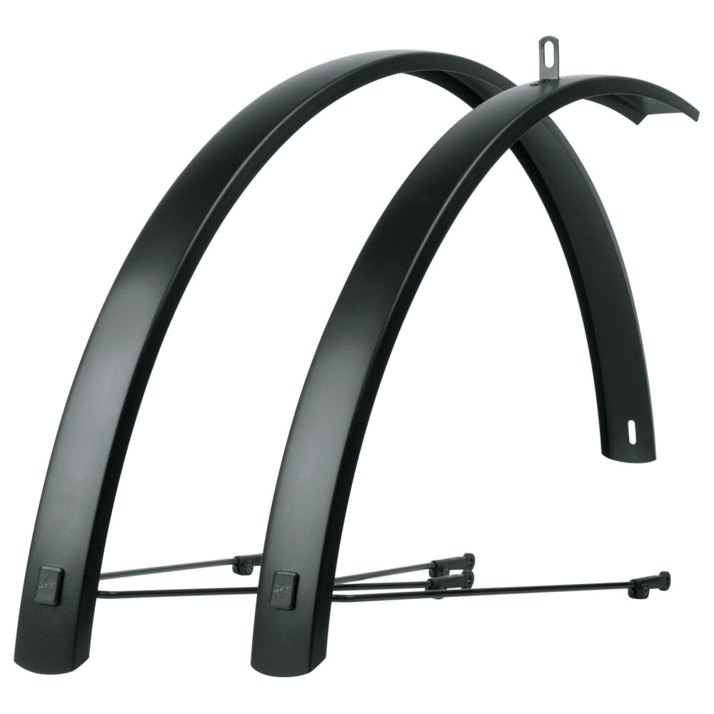 SKS Mudguard Edge AL 56 Front and rear 28" Black