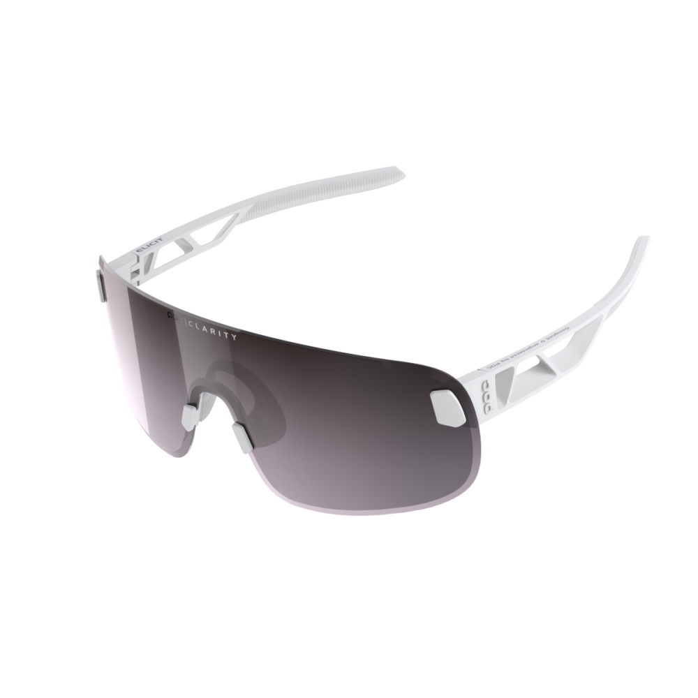 POC Elicit Hydrogen White/Clarity Road/Sunny Silver