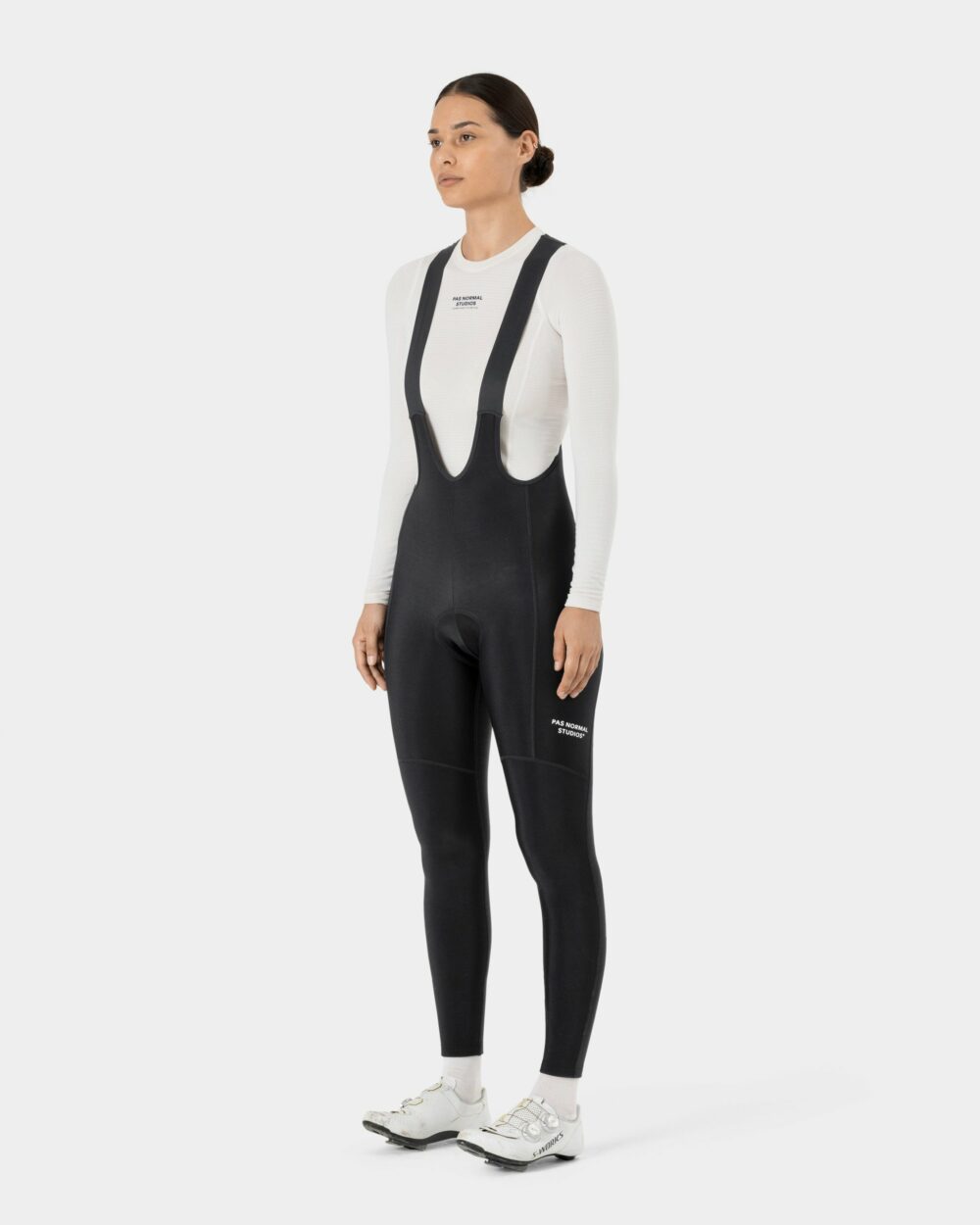 PNS Women's Essential Thermal Long Bibs Black - Image 2