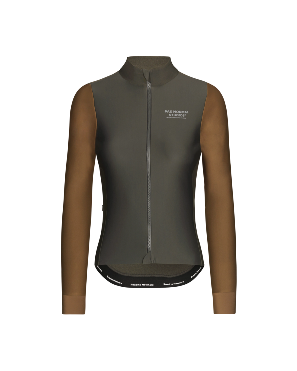 PNS Women's Mechanism Thermal Long Sleeve Jersey Dark Olive / Army Brown
