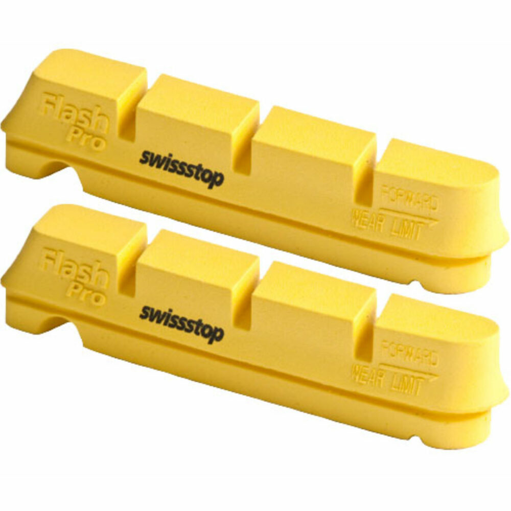 Swissstop  Flash Pro Yellow Carbon Rim Brake Pads Yellow Shimano/SRAM